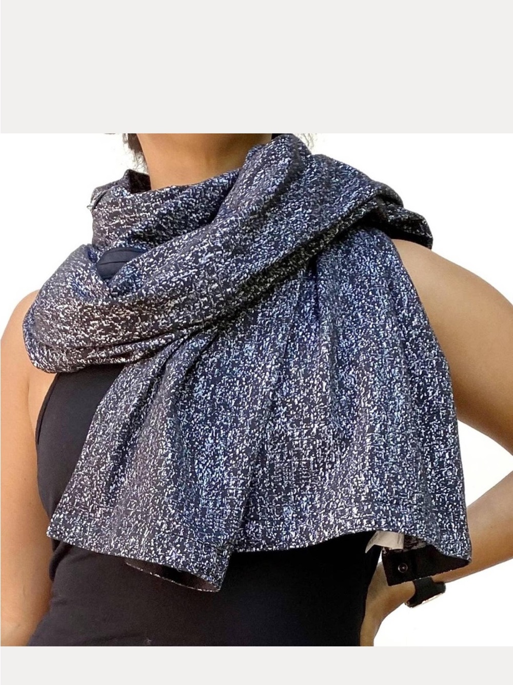 Lululemon Vinyasa Wrap Scarf featuring a convertible design with central closure